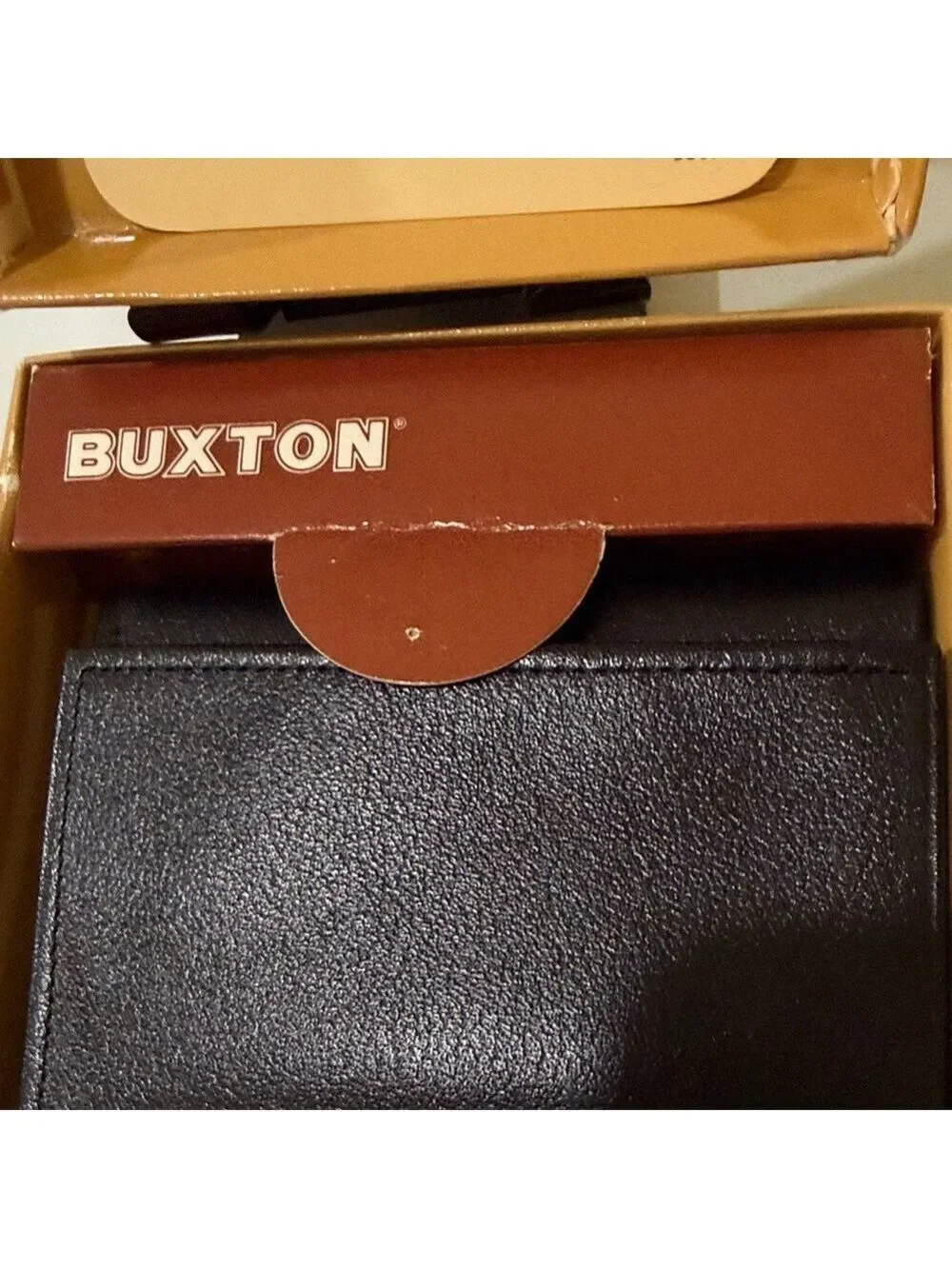 Buxton  men’s wallet Vintage Black Bill-Tainer Card Holder Authentic wallet